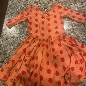 Apple dot dot smile dress